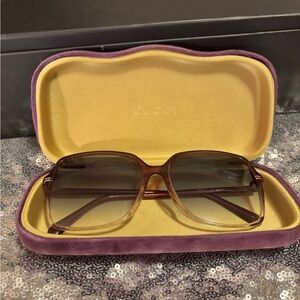 Gucci Gradient Brown Sunglasses